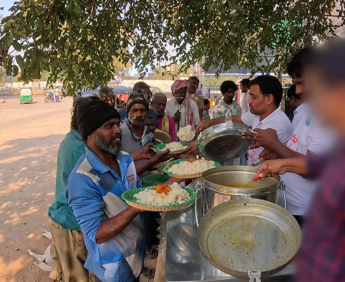 Volunteers working together to support communities